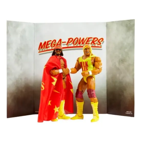 WWE Elite Ringside Exclusive 2-Pack Hulk Hogan & Macho Man Randy Savage Mega Powers Action Figure image {2}
