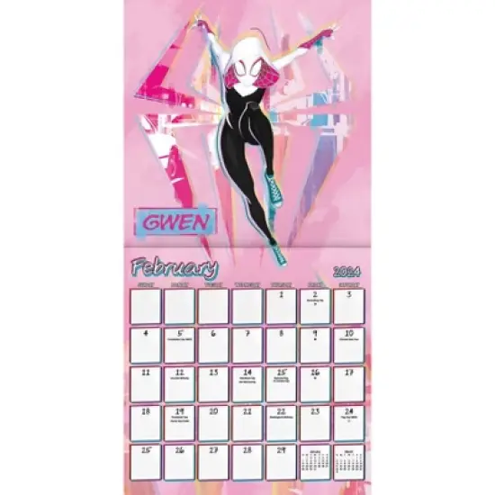 Trends International Inc. 2023-24 Wall Calendar 12"x12" Marvel Spider-Man: Across the Spider-Verse image {2}