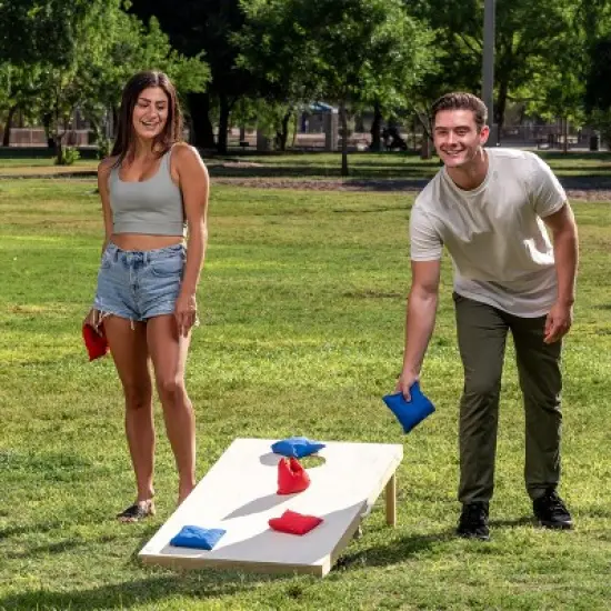 Joyfy 16 PCS Durable Bean Bags All-Weather Toss Game Set, 4.7" Cornhole Bags For Tossing Outside Lawn Yard Party Game For Kids & Adults Indoor Outdoor image {5}