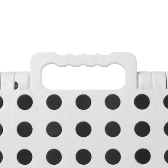 Casafield Folding Step Stools with Handle, Collapsible Foot Stools for Use in Kitchen and Bathroom image {3}