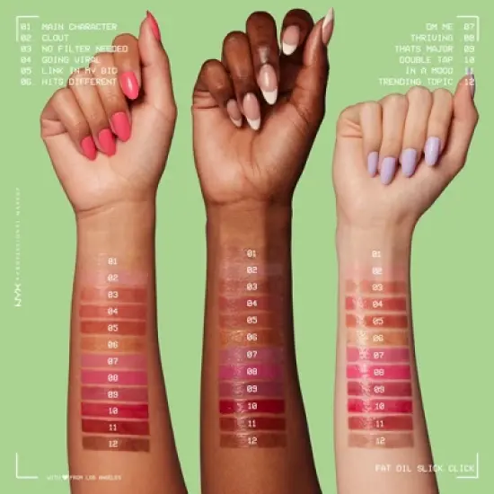 NYX Professional Makeup Fat Oil Slick Click Tinted Lip Balm - 0.07oz image {2}
