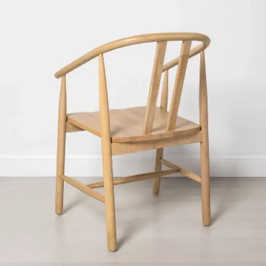 Sculpted Wood Dining Chair - Hearth & Hand&trade; with Magnolia image {3}