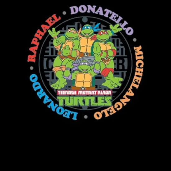 Men's Teenage Mutant Ninja Turtles Hero Circle T-Shirt image {1}