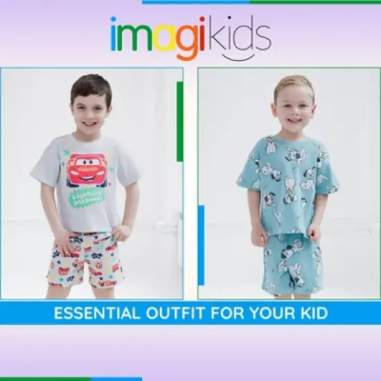 Disney Baby Waffle Knit T-Shirt and Shorts Outfit Set Newborn to Infant image {2}