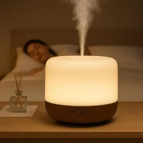 Di'Aroma Aromatherapy Essential Oil Diffuser, 300ml Ultrasonic Aroma Scent Diffuser, Waterless Auto Off, Compact Essential Oil Diffuser for Home image {2}