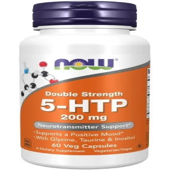 5-HTP 200mg by Now Foods  -  60 VegCap image {3}