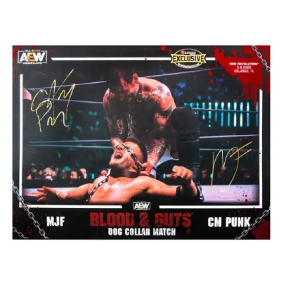 AEW Ringside Exclusive CM Punk & MJF Dog Collar Match 2-Pack Action Figure image {1}