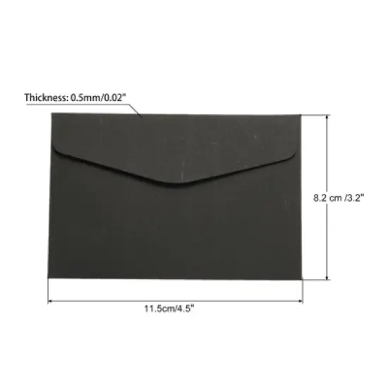 Unique Bargains Greeting Notes Party Paper Blank Business Card Holder Mini Envelopes image {1}