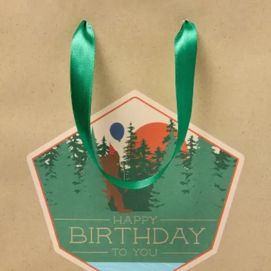 Happy Birthday Gift Bag Big Foot Badge - Spritz&trade; image {2}