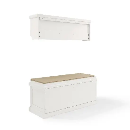 2pc Seasie Entryway Set White - Crosley image {2}