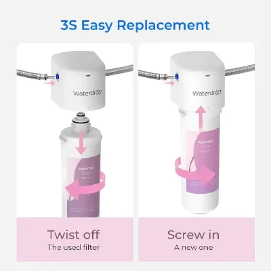 Waterdrop BFU2F Replacement Filter for WD-BFU2 for Face Care image {2}