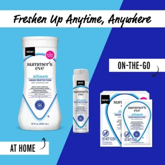 Summer's Eve Ultimate Odor Protection Feminine Freshening Spray - 2oz image {5}