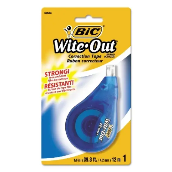 Bic Wite-Out EZ Correct Correction Tape Non-Refillable 1/6" x 472" WOTAPP11 image {8}