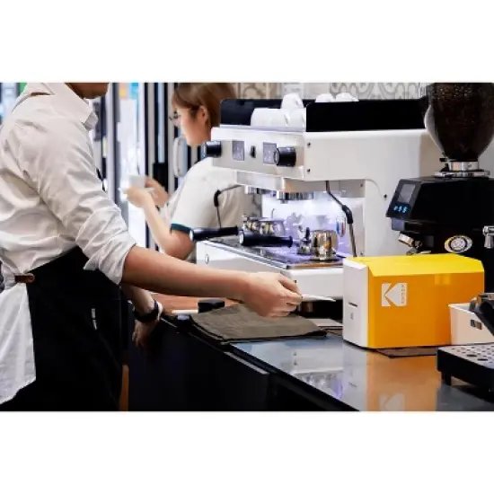 KODAK Photo ID Card Printer, Compact and Easy to Use, Color Ribbon and 100 Cards Included image {2}