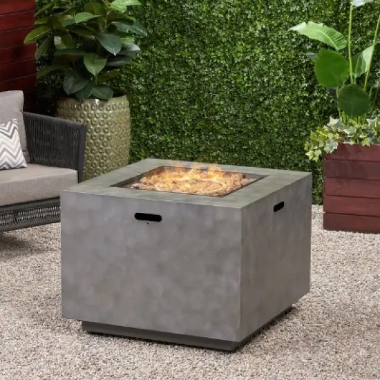 SQUARE IRON FIRE PIT-50 000 BTU image {2}