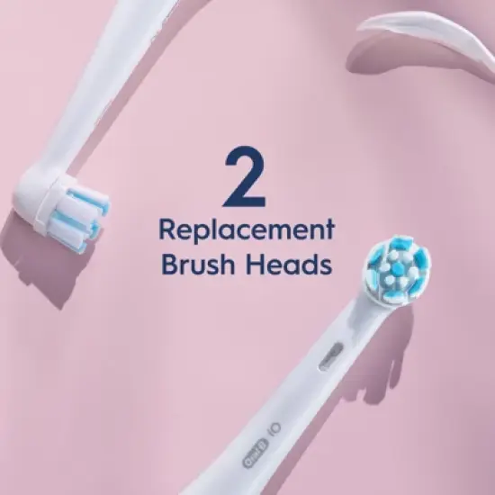 Oral-B iO Gentle Care Electric Toothbrush Replacements Brush Heads - White - 2ct image {2}