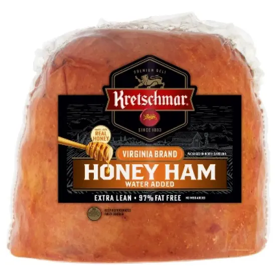 Kretschmar Virginia Honey Half Ham Deli Fresh Sliced - price per lb image {4}