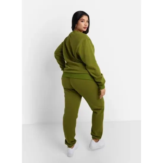 Rebdolls Women's Jamie Fleece Drawstring Joggers W. Pockets image {2}