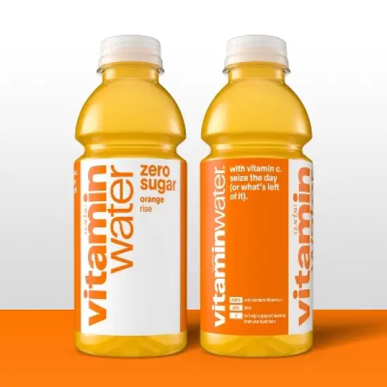 vitaminwater zero rise orange - 6pk/16.9 fl oz Bottles image {2}