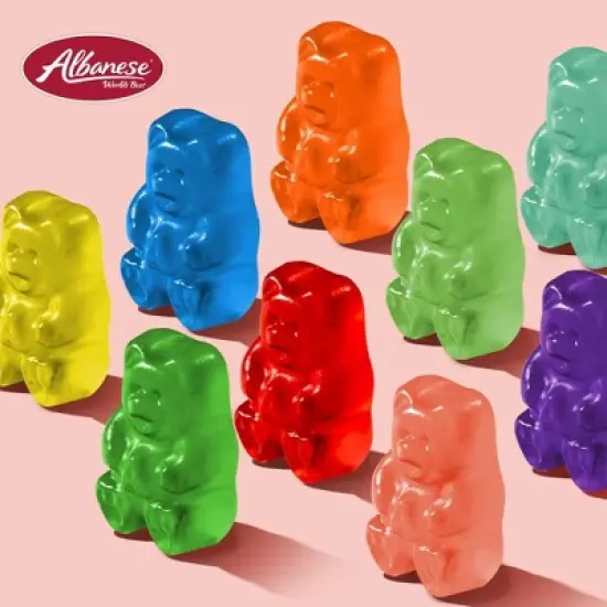 Albanese Worlds Best 12 Flavor Gummi Bears Candy - 36oz image {5}