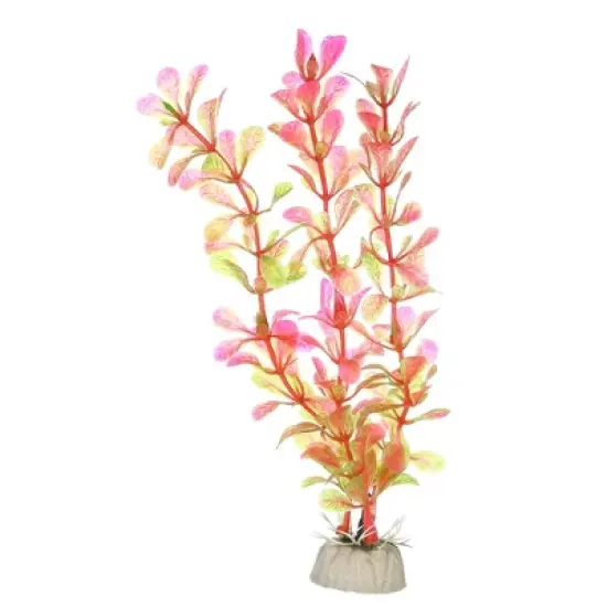 Unique Bargains Plastic Fish Tank Aquarium Decoration Artificial Water Plants Pink 7.28" 1 Pc image {6}
