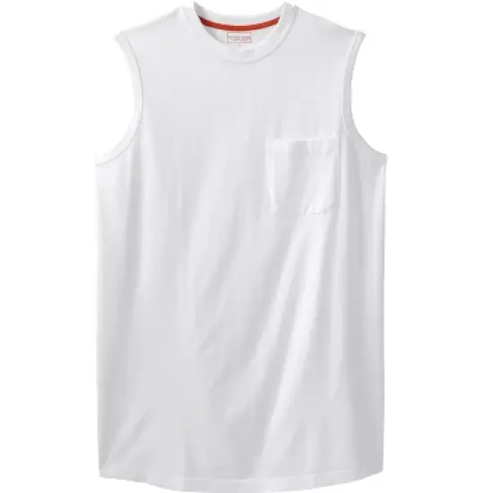 Boulder Creek by KingSize Men's Big & Tall  Heavyweight Pocket Muscle Tee Shirt image {6}