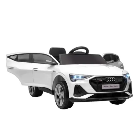 Aosom 12V Kids Electric Ride On Audi Sports Car, Battery Powered Toy w/ Parent Remote Control, Lights, Music, and Horn, for 3-5 Years Old image {9}
