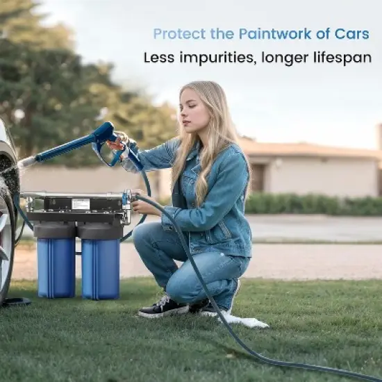 Waterdrop Spotless Car Wash Water Filter, Deionized Water, Spot Free, Replacement for Waterdrop WD-CWE Spotless Car Wash System with Resin image {6}