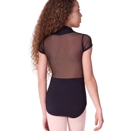 Capezio Girl's Soft Elegance Corset Short Sleeve Leotard - Tween image {3}