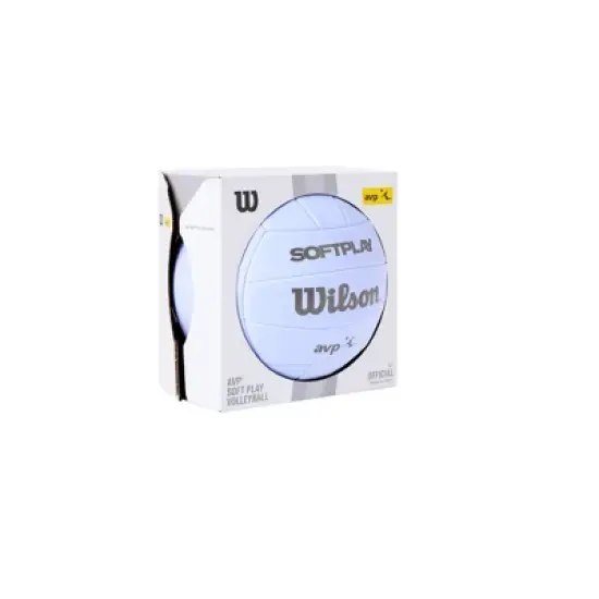 Wilson AVP Soft Play Volleyball - Purple: Synthetic Leather, Size 5, Butyl Bladder image {6}