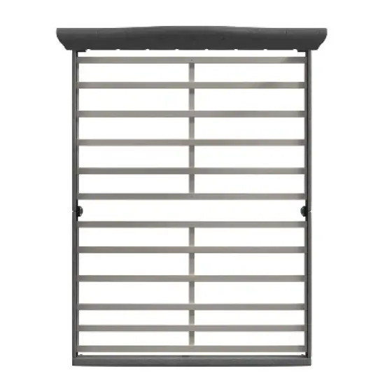 Glenwillow Home Oros Upholstered Platform Bed, Tufted Camelback, Mattress Foundation, Wood Slat Support, No Box Spring Needed, Stone, Queen image {4}