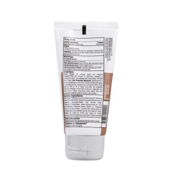 Raw Elements Tinted Daily Face Bioresin Tube - SPF 30 - 1.8 fl oz image {1}