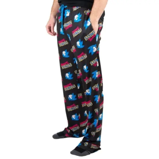 Sonic the Hedgehog Video Game Character Mens All over Print Sleep Pajama Pants image {1}