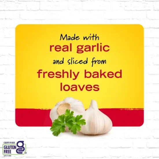 New York Bakery Gluten Free Frozen Garlic Texas Toast - 11.5oz/6ct image {3}