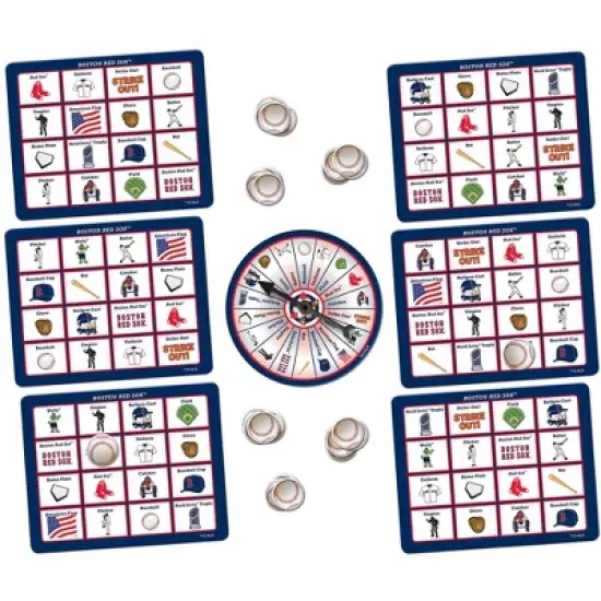 MasterPieces Kids Games - MLB Boston Red Sox Bingo Game image {2}