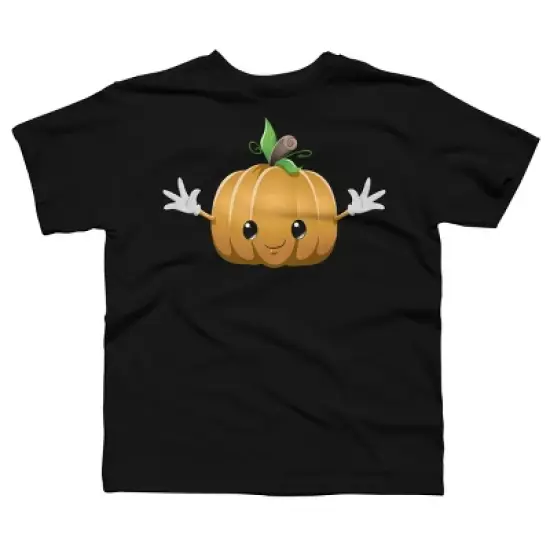 Boy's Design By Humans Halloween Pumpkin Monster 6 By LironPeer T-Shirt image {5}
