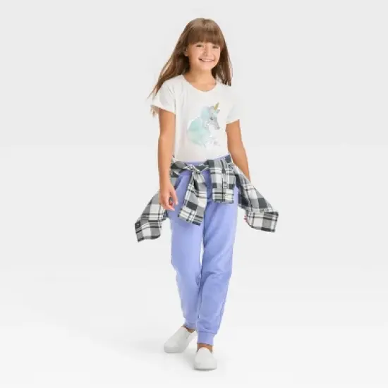 Girls' Short Sleeve Flip Sequin T-Shirt - Cat & Jack&trade; image {3}