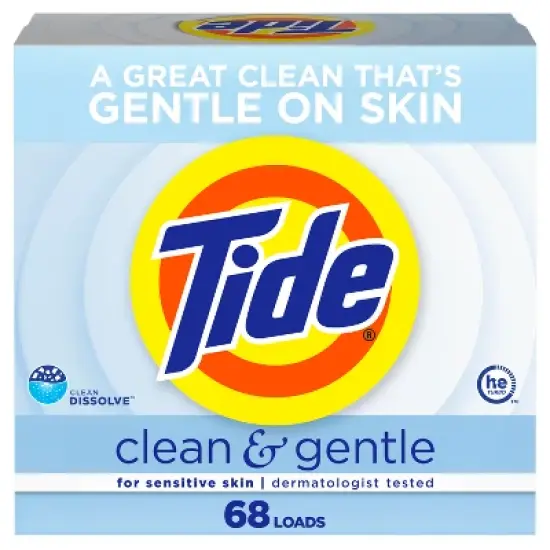 Tide Powder Laundry Detergent - Free & Gentle - 77oz image {9}
