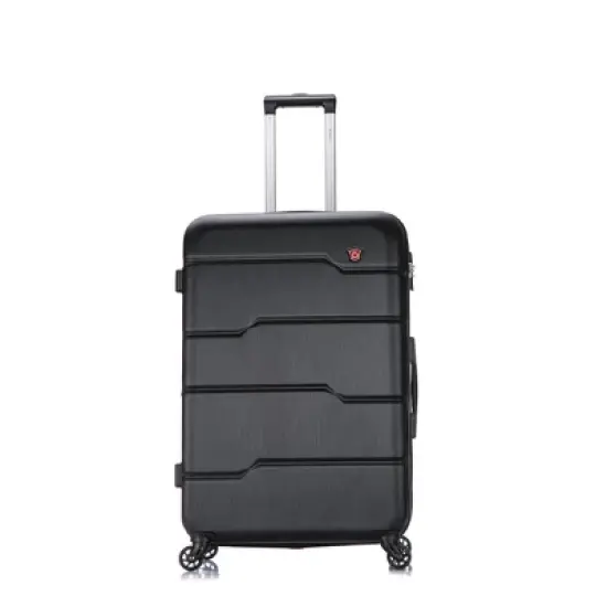 DUKAP Rodez Lightweight Hardside Carry On Spinner Suitcase - Black image {2}