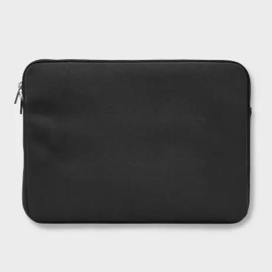 15" Laptop Sleeve - dealworthy&trade; - Black: Polyester, Electronics Case image {1}