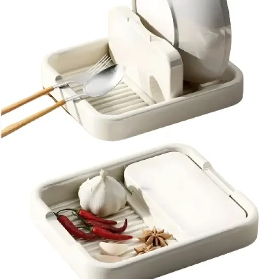 Kitcheniva Foldable Pot Cover & Spoon Rest Rack image {2}