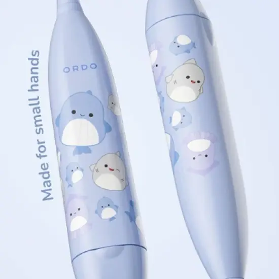 ORDO Sonic Kids' Battery Toothbrush - Squishmallows Samir - Blue image {1}