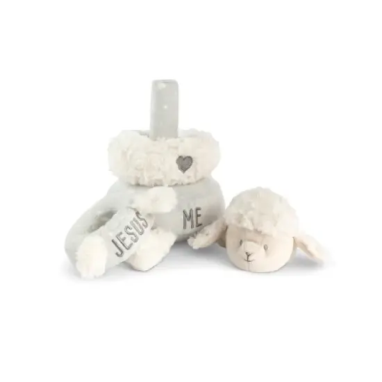 DEMDACO Stackable Plush - Jesus Loves Me Lamb image {3}