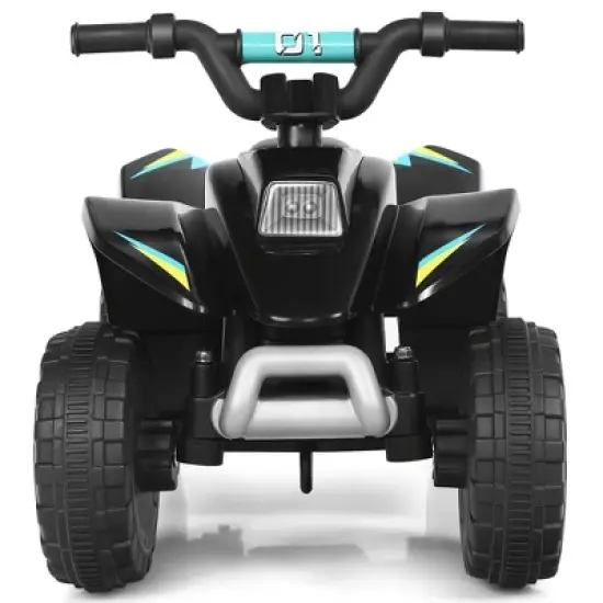 Costway 6V Kids Electric Quad ATV 4 Wheels Ride On Toy Toddlers Forward&Reverse White\Black\Blue\Red image {8}
