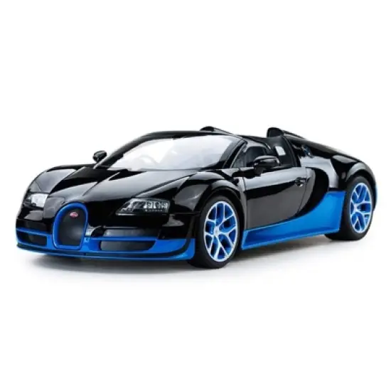 Link Ready! Set! Go! 1:14 RC Bugatti Veyron Grand Sport Vitesse Car-  Black/Blue image {1}