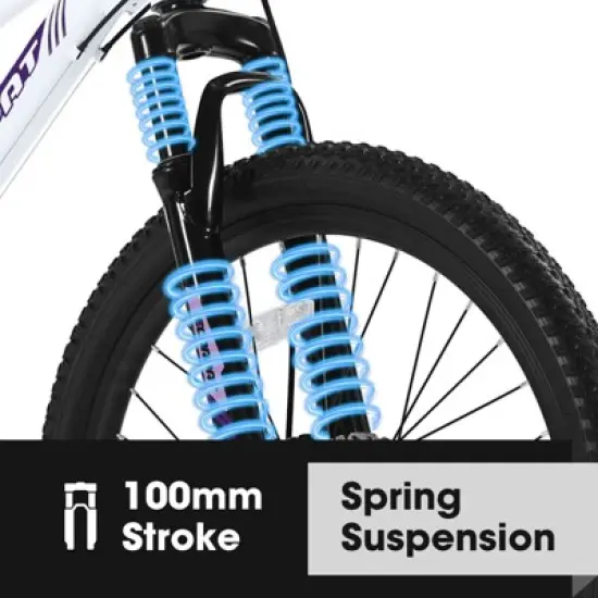 Gulches 26 Inch Kids Steel Mountain Bike, 21-Speed, Dual Disc Brakes, 26" High-Quality Tires, Hardtail Design, 85% Pre-Assembled image {4}