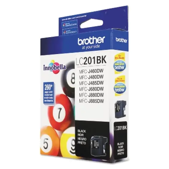 Brother LC201BK Innobella Ink Black image {3}