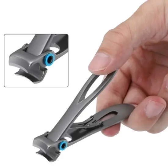 Unique Bargains 1 Set Nail Clippers Set Professional Nail Clippers Set for Travel or Home for Thick Nails Silver Tone Stainless Steel image {2}