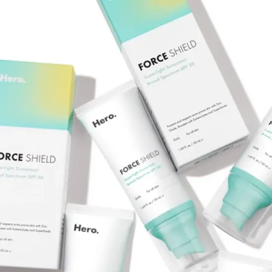 Hero Cosmetics Force Shield Superlight Broad Spectrum Sunscreen - SPF 30 - 1.69 fl oz image {7}