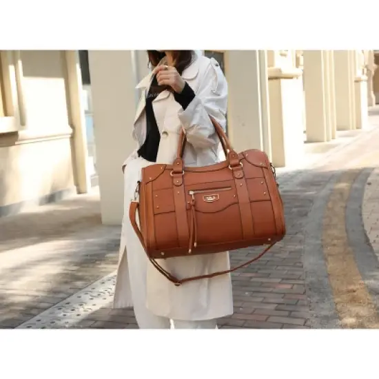 MKF Collection Patricia Vegan Leather Women&rsquo;s Duffle Bag by Mia K image {2}